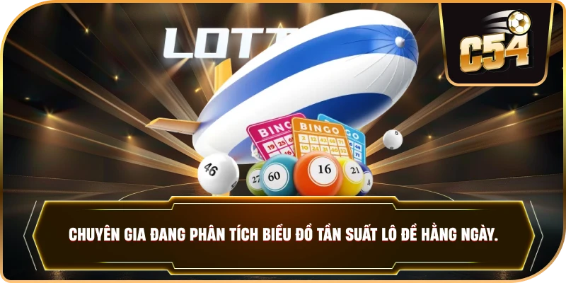 Chuyên gia đang phân tích biểu đồ tần suất lô đề hằng ngày