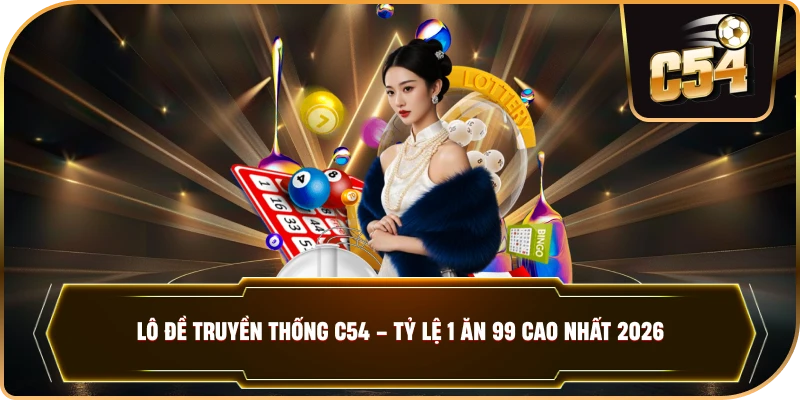 LÔ ĐỀ TRUYỀN THỐNG – Sảnh Cược Đẳng Cấp Với Tỷ Lệ Thưởng 1 Ăn 99 Tại C54