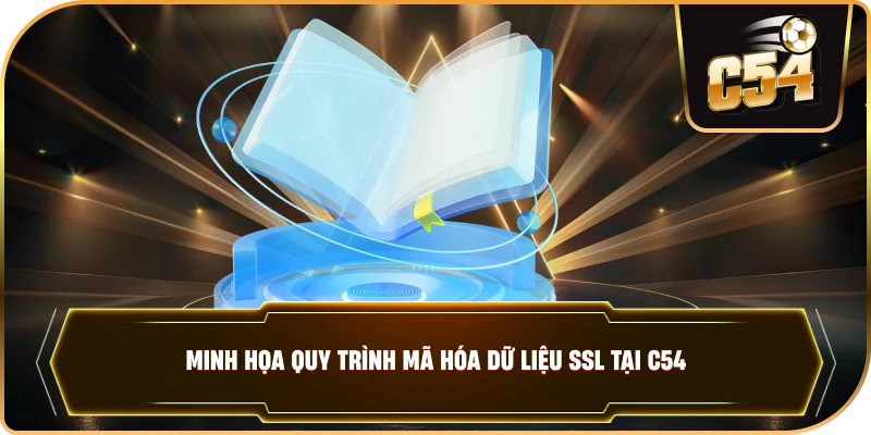 Minh họa quy trình mã hóa dữ liệu SSL tại C54.